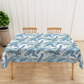Lofaris Creative Messy Art Painting Rectangle Tablecloth for Abstract Expressionist and Modern Decor